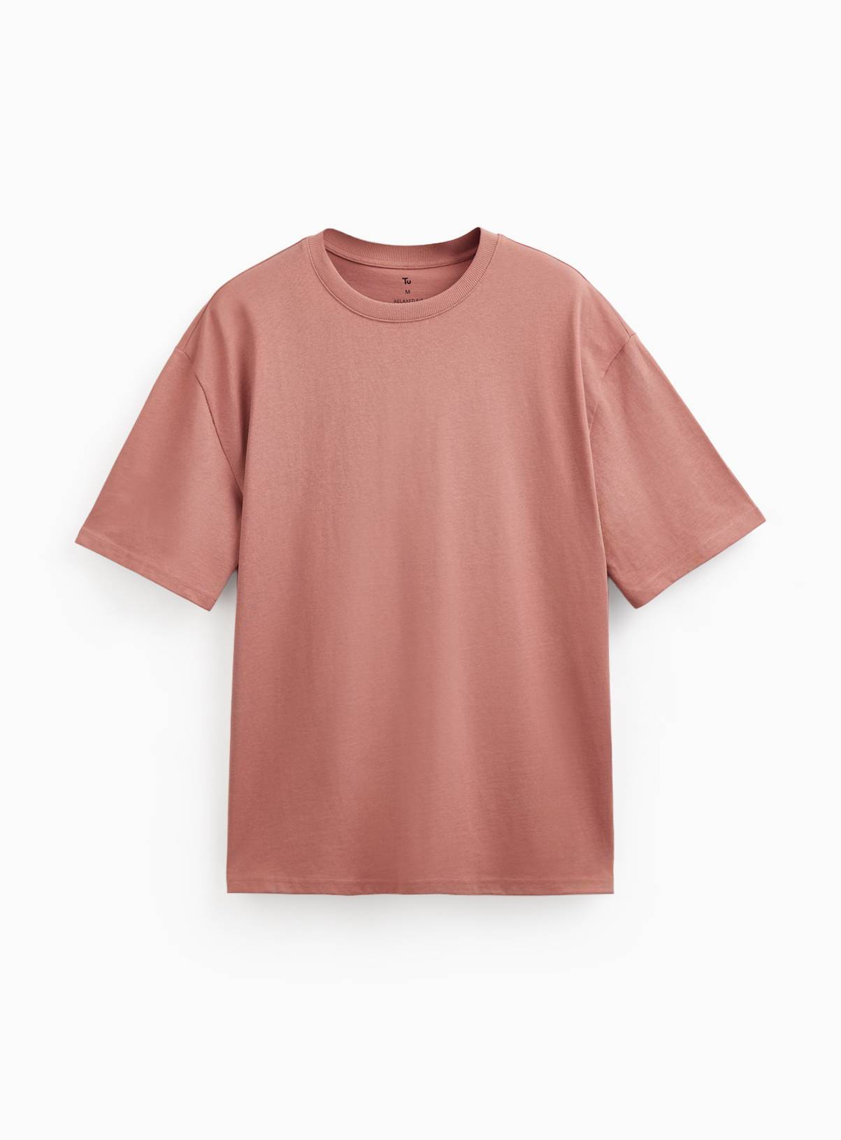 Dark Pink Relaxed Fit Dry Handle T-Shirt M - Image 3